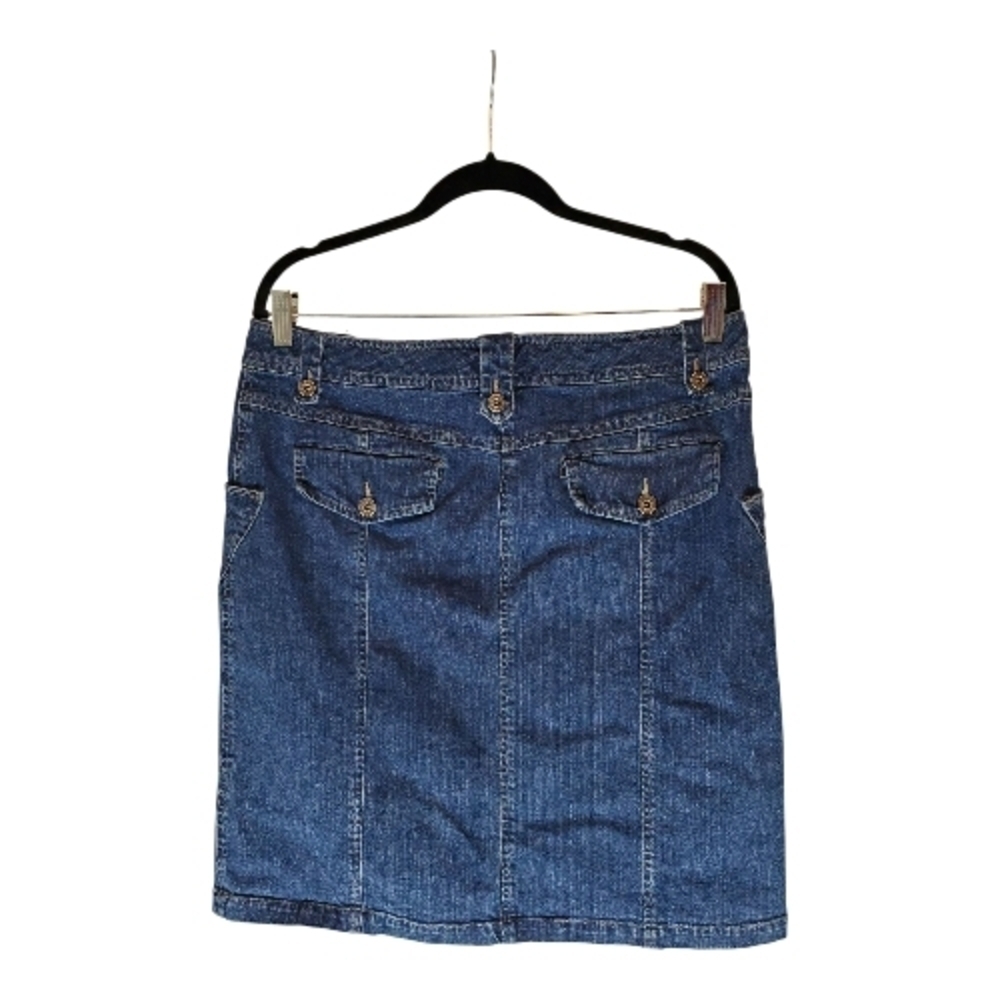 🇺🇸Christopher & Banks Jean Skirt Size 12 - Picture 3 of 3
